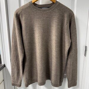 Smartwool Merino Wool Crewneck Sweater Tan Size XL